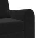 2 w 1 Czarna Sofa Łóżko 98x71x83 cm Lumarko!