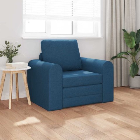 Fotel Rozkładany 2 w 1 Niebieski 98x71x83 cm Lumarko!