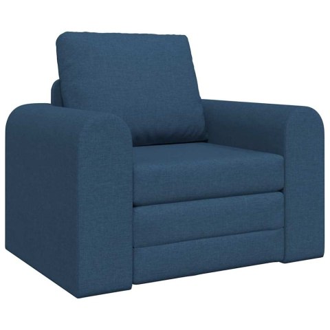 Fotel Rozkładany 2 w 1 Niebieski 98x71x83 cm Lumarko!