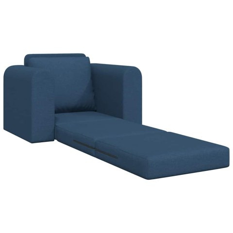 Fotel Rozkładany 2 w 1 Niebieski 98x71x83 cm Lumarko!