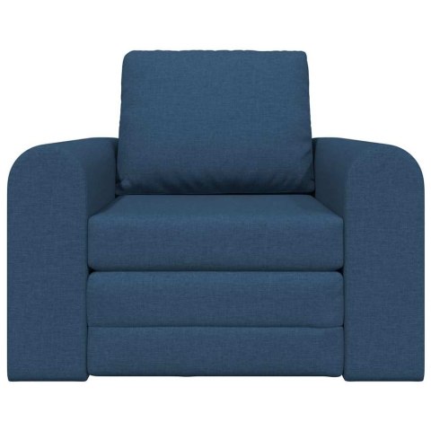 Fotel Rozkładany 2 w 1 Niebieski 98x71x83 cm Lumarko!