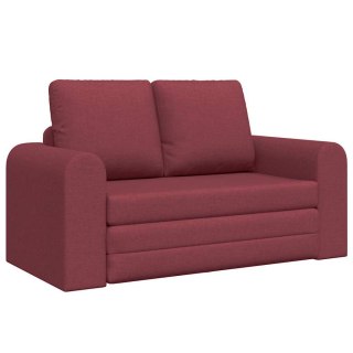 Sofa-łóżko 2 w 1 Burgundowy 148x71x83 cm Materiał Lumarko!