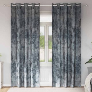 Zasłona z zasłonami 2 pcs Srebrny szary 245 x 140 cm Aksamit Lumarko!