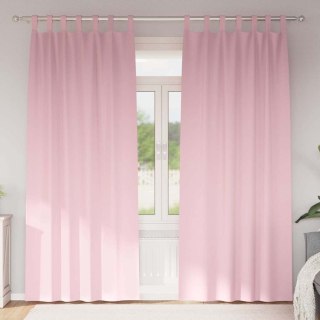 Zasłony z zasłonami 2 pcs Bebis różowy 245 x 140 cm Poliester Lumarko!