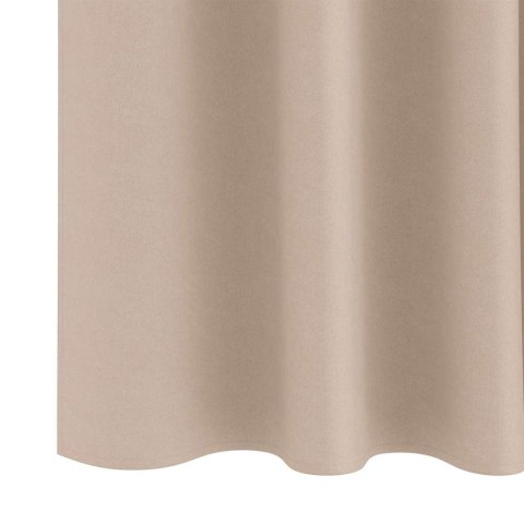 Zasłony z zasłonami 2 pcs Ciemnoszary 260 x 140 cm Poliester Lumarko!