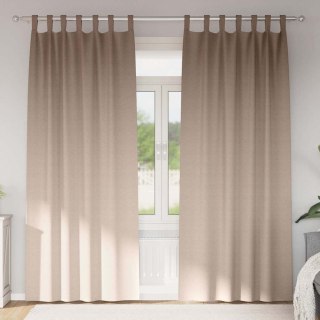 Zasłony z zasłonami 2 pcs Ciemnoszary 260 x 140 cm Poliester Lumarko!