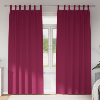 Zasłony z zasłonami 2 pcs Czerwone wino 260 x 140 cm Poliester Lumarko!