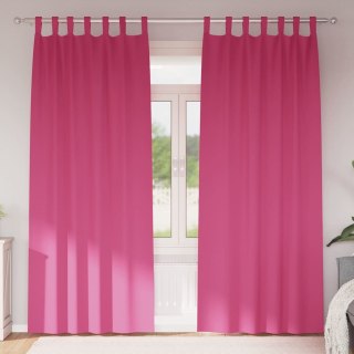 Zasłony z zasłonami 2 pcs Jasnoróżowy 245 x 140 cm Poliester Lumarko!