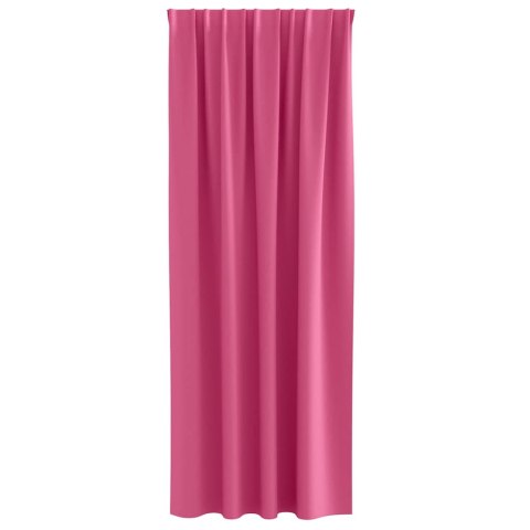 Zasłony z zasłonami 2 pcs Jasnoróżowy 260 x 140 cm Poliester Lumarko!