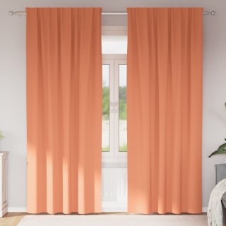 Zasłony z zasłonami 2 pcs terakota 260 x 140 cm Poliester Lumarko!