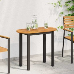 Blat 80x40x2,2 cm Owalny z litego drewna akacjowego Lumarko!