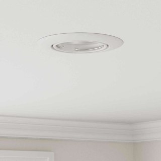 Lampy wpuszczane 24 sztuki Okrągłe GU10 Białe Ø90 mm Stal Lumarko!