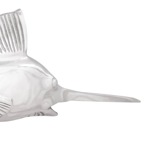 Ławka Ścienna Rybaka Srebrna 91x8x26 cm Aluminium od vidaXL Lumarko!