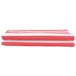 VidaXL Materiał zapasowy do markizy Czerwony i Biały 1000 x 160 cm