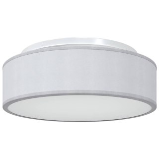 Lampa sufitowa wpuszczana szara Ø 38 cm z tkaniny E27 Lumarko!