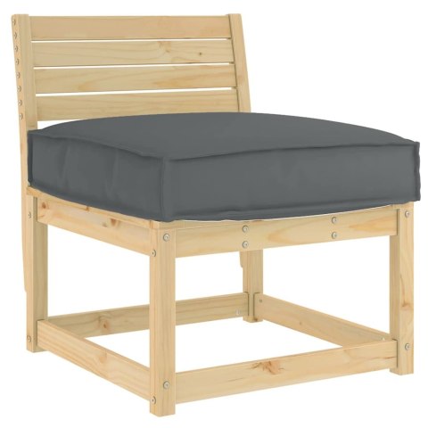 Poduszka na paletę do siedziska antracytowa 60x60x12 cm z tkaniny Oxford Lumarko!