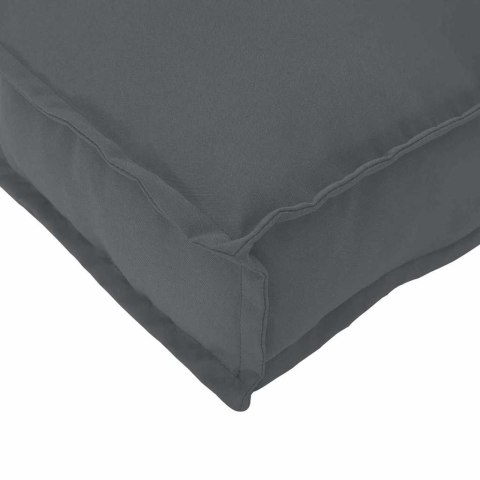 Poduszka na paletę do siedziska antracytowa 60x60x12 cm z tkaniny Oxford Lumarko!