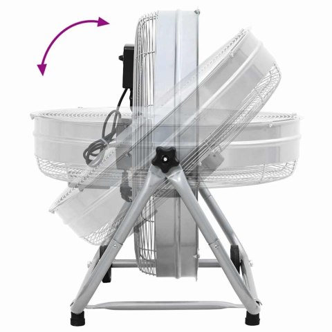 Wentylator bębnowy z kołem 73 x 42 x 70 cm Aluminium Lumarko!