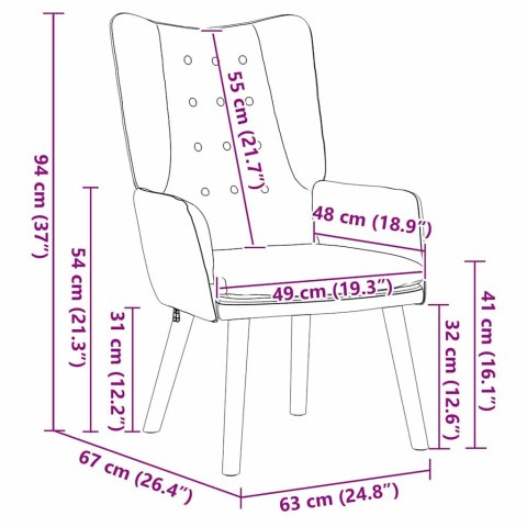 Fotel relaksacyjny czarny aksamit Lumarko!
