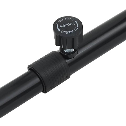 Drążek do pompek z regulowaną długością, 300 kg nośności, 96-117x67x75 cm stal Lumarko!