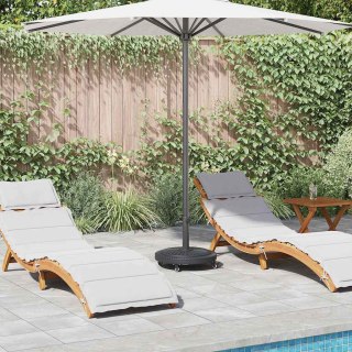 VidaXL Podstawa do parasola Art Deco Czarny Ø 45 x 39.5 cm Żelazo