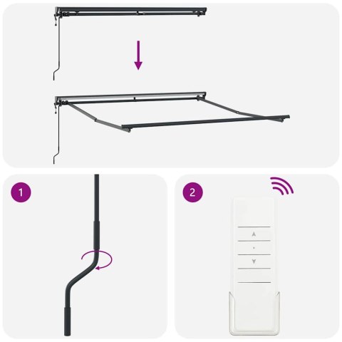 Rama markizy Antracyt 3,5 x 2,5 m Lumarko!