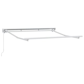 Rama markizy Biały 2.5 x 2 m Stal malowana proszkowo, aluminium Lumarko!