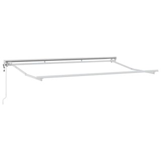 Rama markizy Biały 3.5 x 2 m Stal malowana proszkowo, aluminium Lumarko!