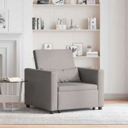 3-w-1 Fotel Sofa Łóżko Przemienny Taupe Lumarko!