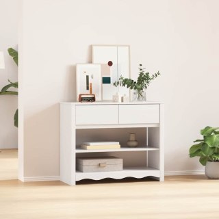Stół konsolowy "DRAMMEN" Biały 89,5x37x73 cm Solidne drewno sosnowe Lumarko!