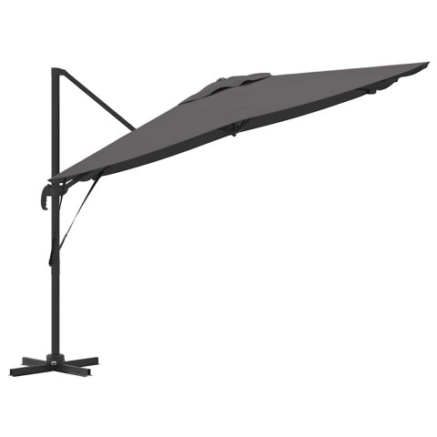 Parasol Cantilever Roma Antracytowy 286x285x265 cm Aluminiowy Lumarko!