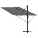 Parasol Cantilever Roma Antracytowy 286x285x265 cm Aluminiowy Lumarko!