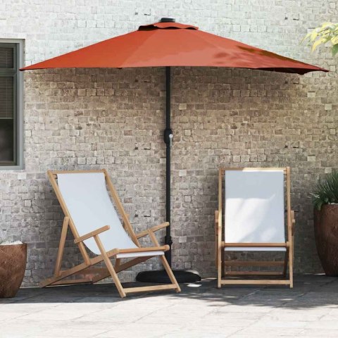 VidaXL Parasolka ogrodowa 294 x 150 x 224 cm Poliester i Stal terakota