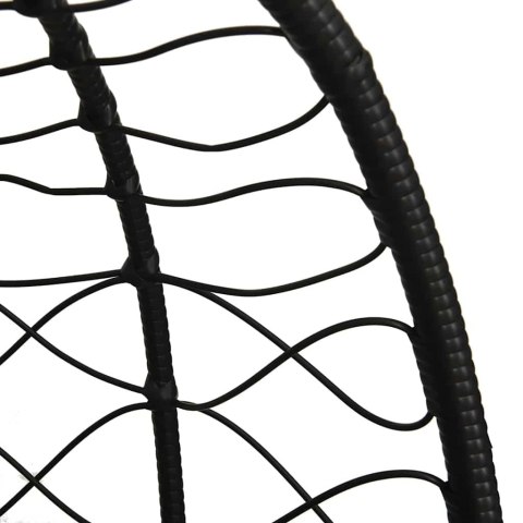 VidaXL Wiszące krzesło jajo polirattan 91,5 x 54,5 x 107 cm