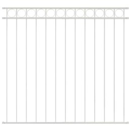 Ogrodzenie Ogrodowe Biały Stal Lumarko!