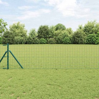 Zielony płot euro 0,4x25 m stalowy Lumarko!