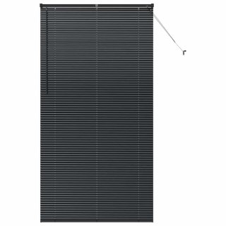 Żaluzja wenecka Czarny 220 x 115 cm 25 mm Aluminium
