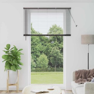 Żaluzja wenecka Czarny 220 x 130 cm 25 mm Aluminium