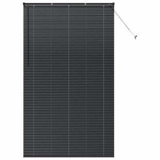 Żaluzja wenecka Czarny 220 x 135 cm 25 mm Aluminium