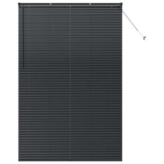 Żaluzja wenecka Czarny 220 x 145 cm 25 mm Aluminium