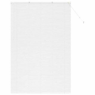 VidaXL Żaluzje weneckie Biały 220x150cm Aluminium