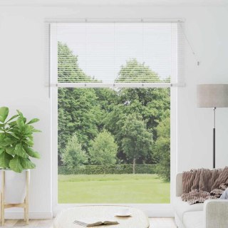 VidaXL Żaluzje weneckie Biały 220 x 155 cm Aluminium