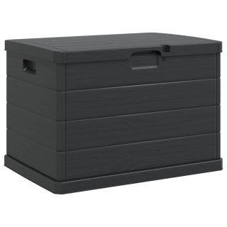 Skrzynia do przechowywania w ogrodzie - Antracytowa, 77.5 x 54.5 x 53 cm, Plastikowa, 170 L Lumarko!