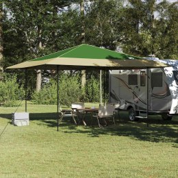 Namiot Pod Głębokim Namiotem Zielony 400 x 400 cm tkanina Lumarko!