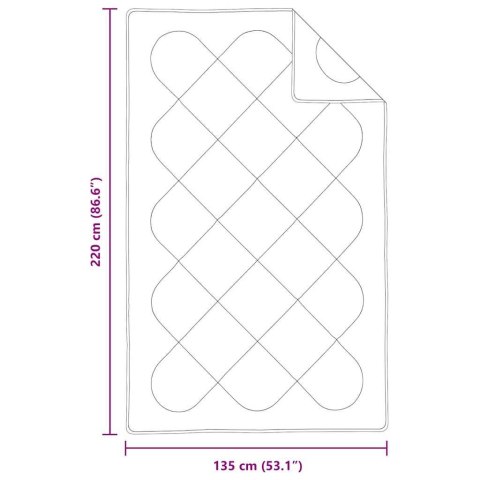 Koce i kołdry Biały 135 x 220 cm Mikrofibra Lumarko!