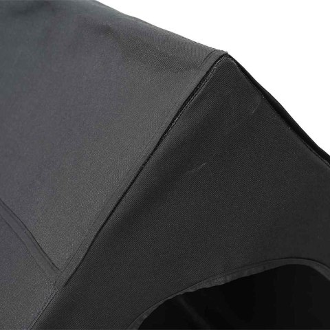 Czarny domek dla psa z materiału Oxford i stali Lumarko!