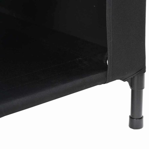 Klatka dla psa Czarna tkanina Oxford i stal Lumarko!