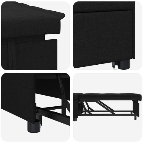 Czarna sofa 3 w 1 Lumarko!