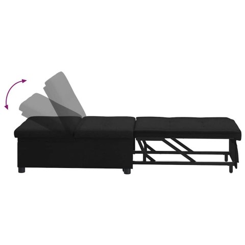 Czarna sofa 3 w 1 Lumarko!