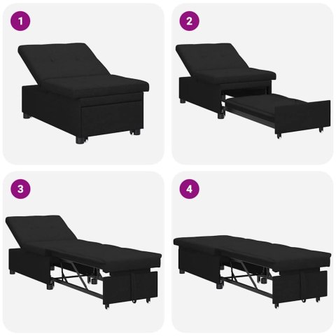 Czarna sofa 3 w 1 Lumarko!